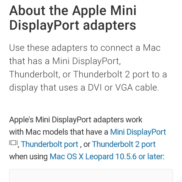 Apple Mini Display Port to DVI Adapter #A1305 - Picture 7 of 9